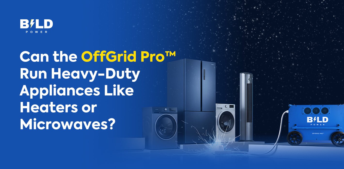 Can the OffGrid Pro Run Heavy-Duty Appliances Like Heaters or Microwaves-